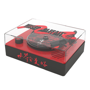 TINYL 痛仰乐队联名 3寸迷你黑胶唱片机 多功能黑胶蓝牙音箱