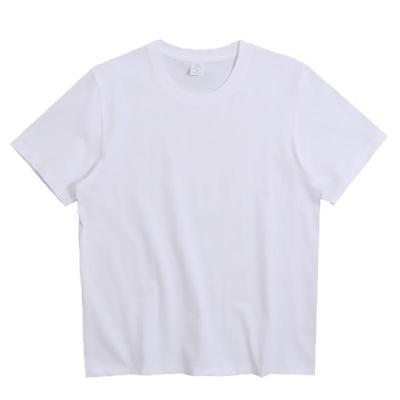 270g重磅精梳棉不透肉纯白色t恤