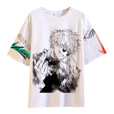 咒术回战t恤宽松短袖大码衣服