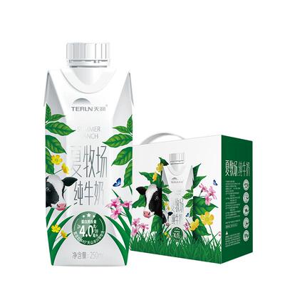 天润新疆夏牧场原生高钙纯牛奶