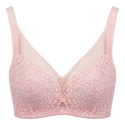 [洞洞杯]古今文胸大胸显小软钢圈B-D侧收副乳防下垂性感蕾丝内衣