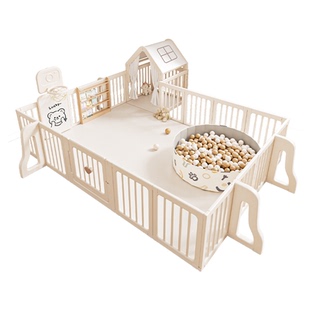 巧乐熊游戏围栏宝宝防护栏婴儿童地上爬行垫室内游戏乐园儿童护栏