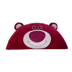 卡通迪士尼草莓熊床头靠枕可爱床上大靠背儿童靠垫木床软包可拆洗