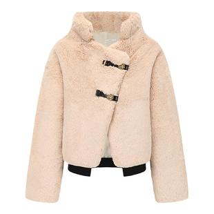 【deepmoss】设计感气质复古潮流女装时尚仿皮草廓形毛绒外套上衣