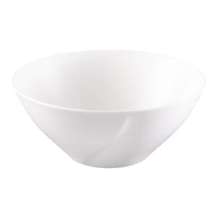日本NARUMI 鸣海Esprit系列中餐叶形碗/饭碗简约纯白骨瓷