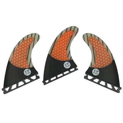 UPSURF冲浪板尾鳍surf fin碳纤蜂窝G5/G7鱼鳍future专业冲浪尾舵