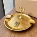 Round Ashtray Gold High-End Custom Model