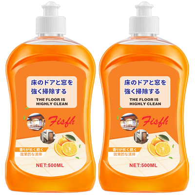 500g*2瓶木地板清洁剂片沫瓷砖清洗拖地液神器檬专用擦强力去污除