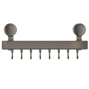 吸盘厨房挂钩免打孔强力承重置物架挂杆挂架壁挂收纳架浴室上墙