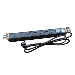 科海PDU铝合金机柜插座6/8/10位防雷空开漏保10A16A电源插排定制