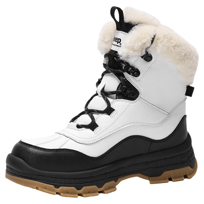 Jeep专业防水羊毛防滑雪地靴