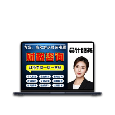 代理记账指导咨询报税财务税务0零申报报表会计做账乱账整理办理
