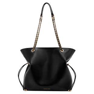 [新年礼物]CHARLES&KEITH秋冬CK2-20782654大容量抽绳流浪托特包