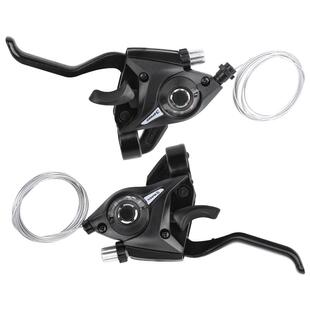 7/8速自行车变速器手拨山地车调速器指拨器套件21/24速单车配件