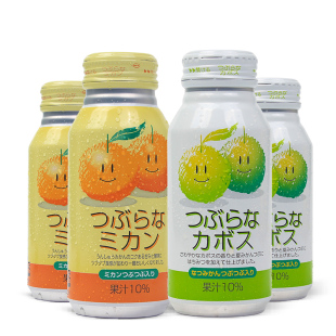 日本进口卡昵诗柑橘汁饮料190克*8瓶 果粒饮品果肉橘汁橙迷你小瓶