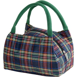 手提学生饭盒袋上班族大容量时尚便当包手拎小号日式午餐冰保温包