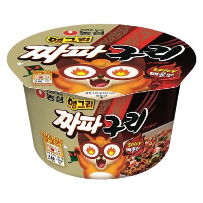 农心小浣熊炸酱辣味乌冬碗面