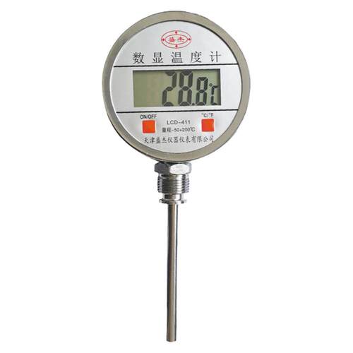 数显双金属温度表WST411数字温度计包邮工业反应釜电子测温仪水温