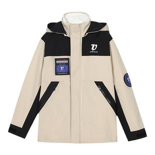 uhmu情侣冲锋衣女羽绒服2025新款三合一可拆卸秋冬加绒工装外套男