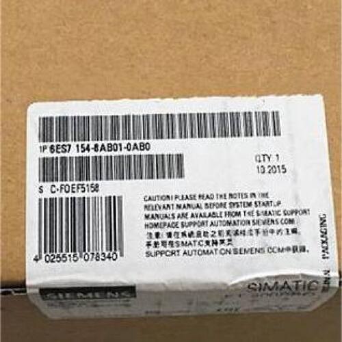 议价西门子-CPU-6ES7154-8AB01-0AB0 全新原装正品 PLC模块