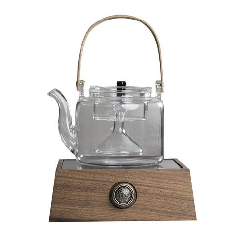 围炉家用室内玻璃冷水壶加厚耐热烧水壶小型一人泡茶家用茶具套装