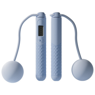 跳绳成人专用无绳大球负重钢丝绳