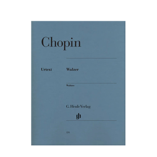 【促销】肖邦圆舞曲集钢琴独奏带指法亨乐原版乐谱书 Henle Frederic Chopin Waltzes Piano HN131