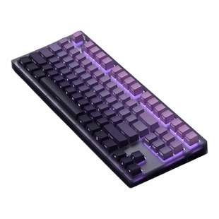 腹灵mk870pro紫气东来侧刻机械键盘 有线无线蓝牙客制化 游戏静音