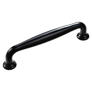 工业风柜门拉手现代简约黑色极简金属拉手抽屉衣柜门圆点单孔把手