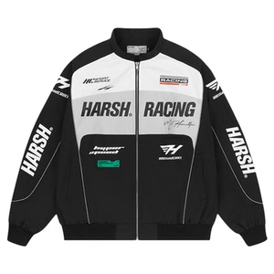 【陈俊宇 沈载伦 侯明昊】harshandcruel 美式机车赛车服夹克外套