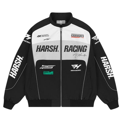 【陈俊宇 沈载伦 侯明昊】harshandcruel 美式机车赛车服夹克外套