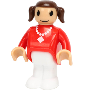 仿真塑料小人场景配件人物DIY模型益智组合玩具散装木制轨道配件