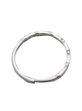 镶嵌戒指925纯银清新女极细活口