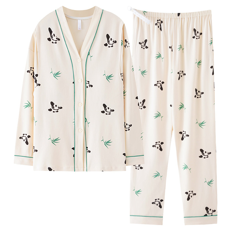 哺乳睡衣产妇家居服女月子服套装