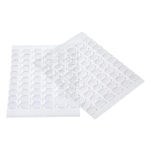 盲盒脚贴强力纳米收纳双面胶透明娃娃胶贴沾泡泡玛特手办无痕胶贴