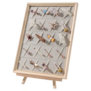 发夹展示板发卡头饰挂墙首饰架家用耳环项链收纳饰品展示相框陈列