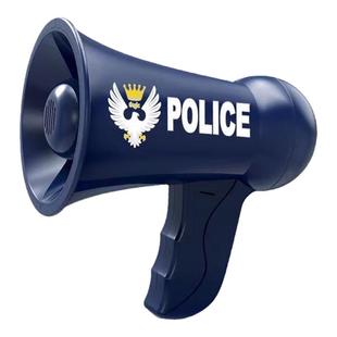 儿童仿真过家家带音效玩具警察消防扩音小喇叭器警察音乐喊话器