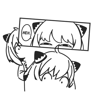 间谍贴纸可爱阿尼亚车贴改装spy