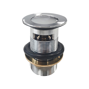 Geberit吉博力弹跳式下水器欧标螺纹带溢水口台盆落水配件