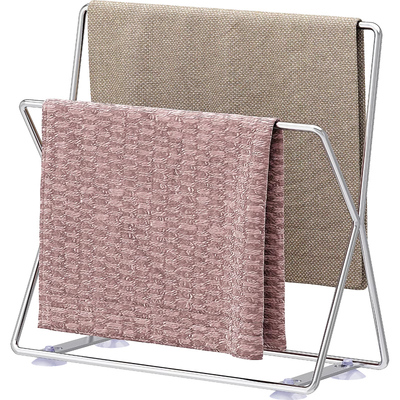 抹布架洗碗布晾晒架304不锈钢 厨房毛巾架台面置物架卫生间沥水架