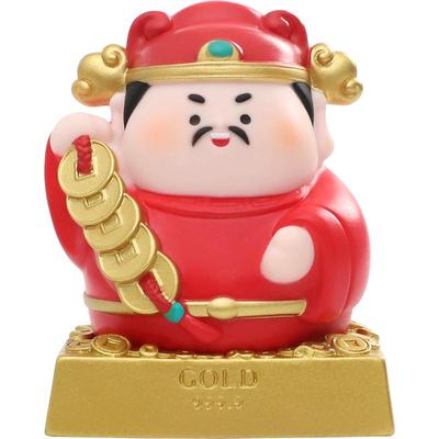 九路财神盲盒马年财神驾到手办