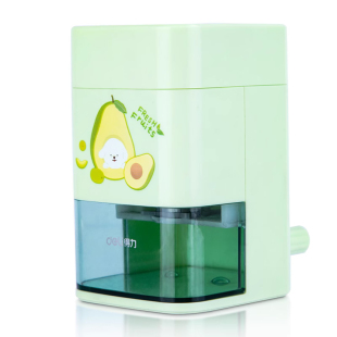 得力削笔器自动进笔手摇卷笔刀儿童小学生安全多功能钻笔刀笔刨机