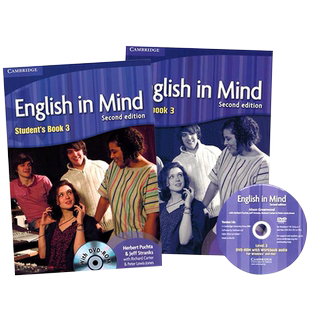 English In Mind 3级 剑桥原版中学英语教材第二版英版学生用书带DVD-ROM剑桥KET/PET考试