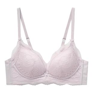 【洞洞更透气】三福轻薄款文胸女小胸聚拢显大蕾丝性感内衣女