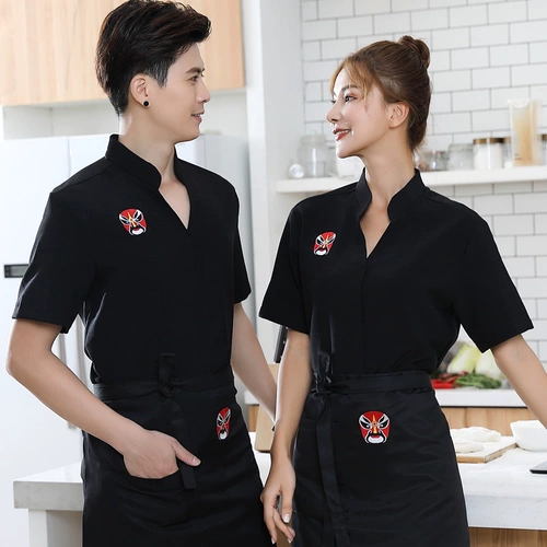 Высококачественная рабочая одежда для повара для питания для мужчин с коротки