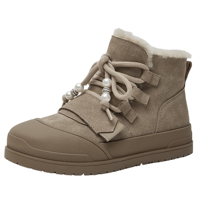 百田森厚底东北雪地靴女