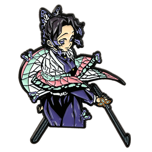 FooLii孚狸鬼灭之刃蝴蝶忍金属徽章胸针别针胸章pins配饰挂件周边