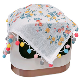 小清新电饭煲投影仪防尘布机器遮灰布布艺装饰电脑机箱挡灰尘罩