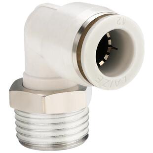 气动气管快速接头快插塑料螺纹弯头PL8-02/4-M5/6-01/10-03/12-04