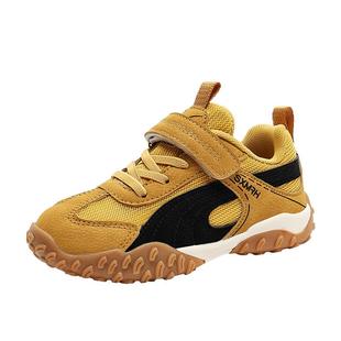 双星男童运动鞋2025新款冬季儿童加绒棉鞋女孩休闲板鞋软底跑步鞋